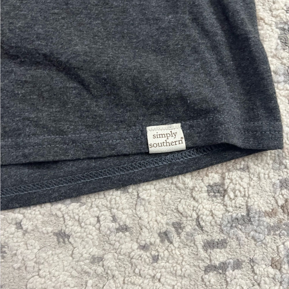 Simply Southern‎ Charcoal Long Sleeve Tee - Picture 2 of 6